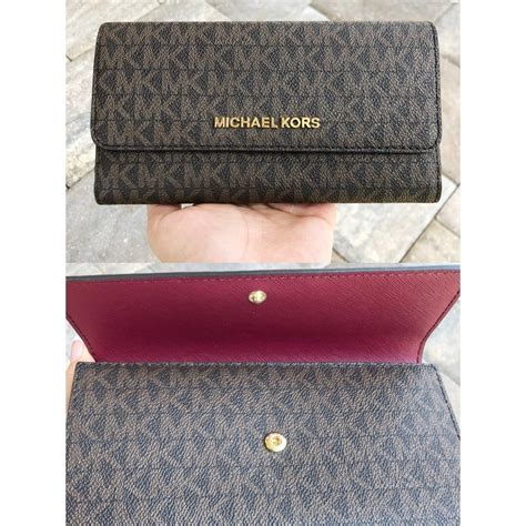 michael kors trifold wallet small|Michael Kors large trifold wallet.